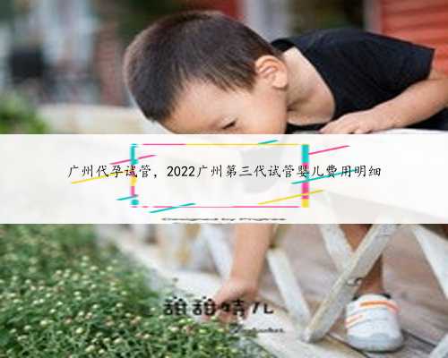 广州代孕试管，2022广州第三代试管婴儿费用明细