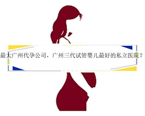 最大广州代孕公司，广州三代试管婴儿最好的私立医院？